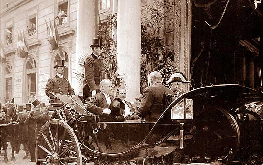 Arrivée à Avignon de Raymond Poincaré, président de la République, le 14 octobre 1913